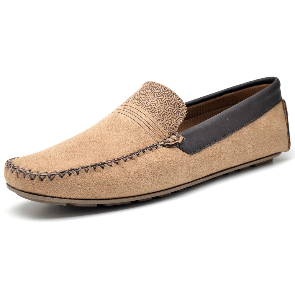 SAPATO MASCULINO DRIVER POLO STATE TRIP BEGE - Renner